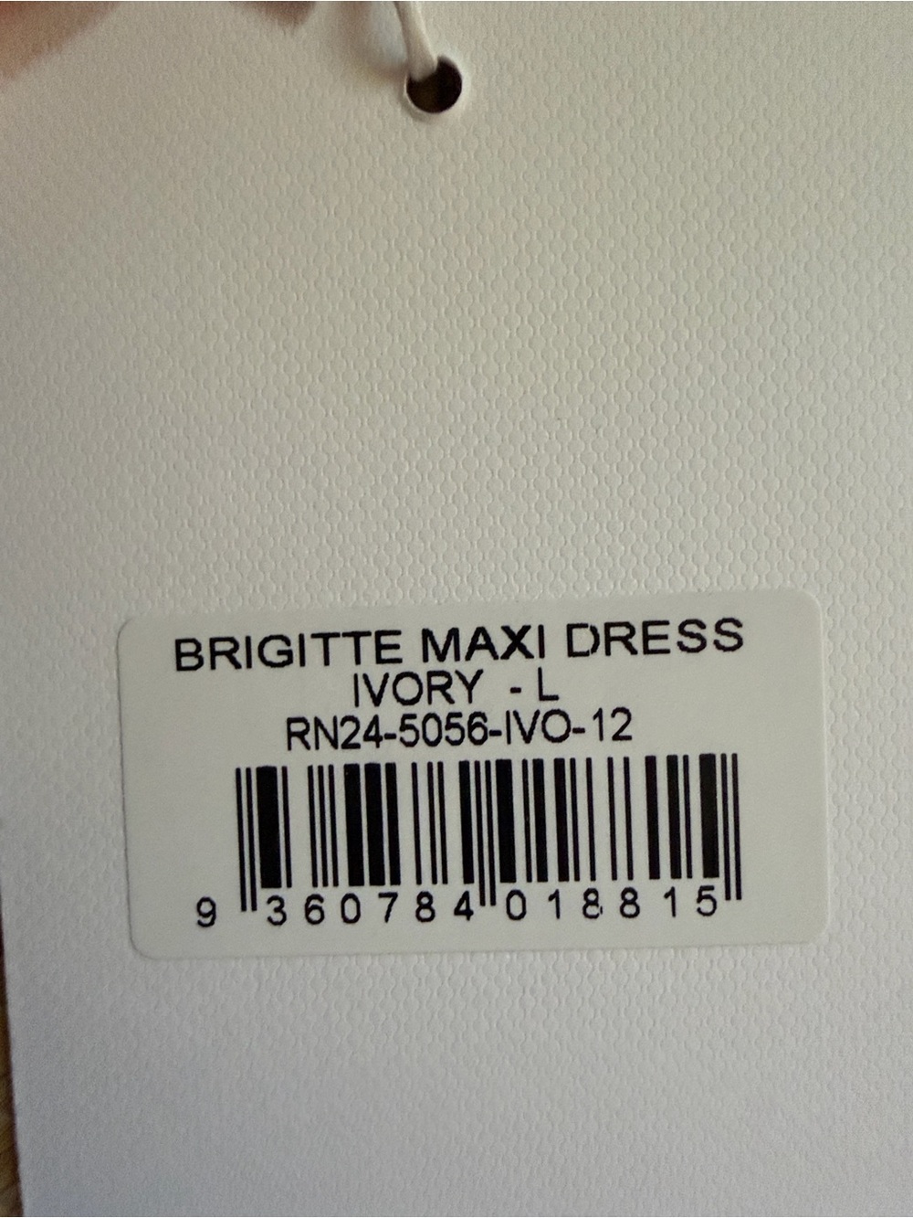 Runaway The Label Brigitte Maxi Dress - Ivory - Picture 4 of 6